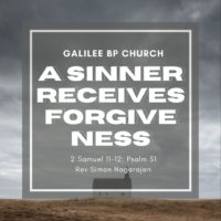 a sinner receives forgiveness