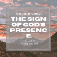 The Sign of God's Presence